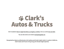 Tablet Screenshot of clarksautosandtrucks.com